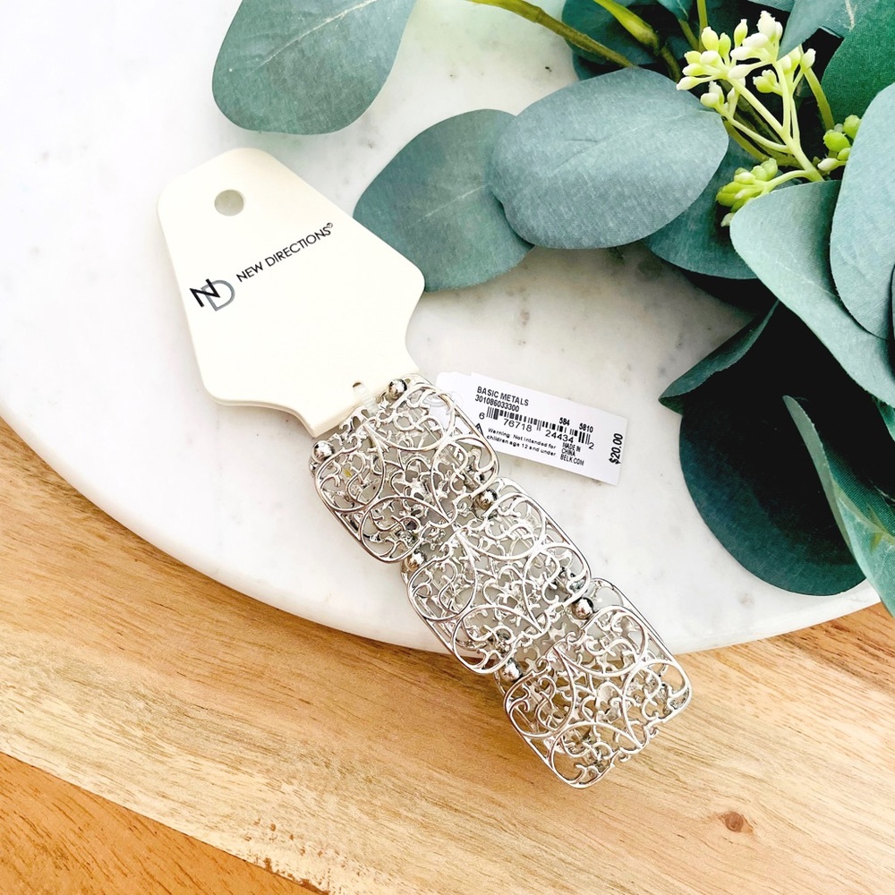 New Directions Scroll Statement Bracelet